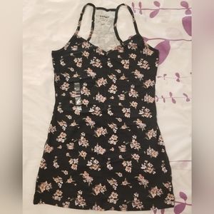 NWOT Garage - Black Floral Camisole